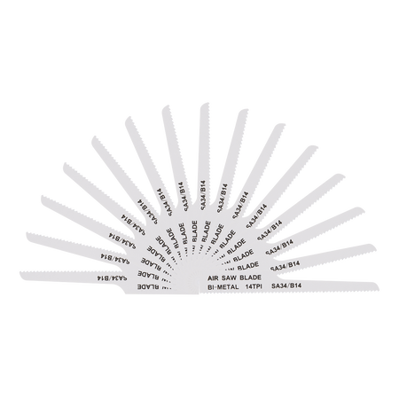 Sealey SA34/B1415 14tpi Air Saw Blade - Pack of 15