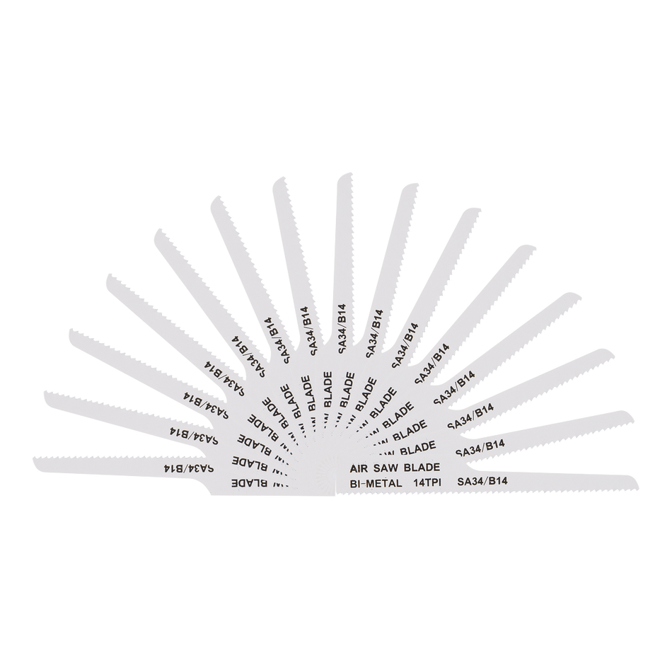 Sealey SA34/B1415 14tpi Air Saw Blade - Pack of 15