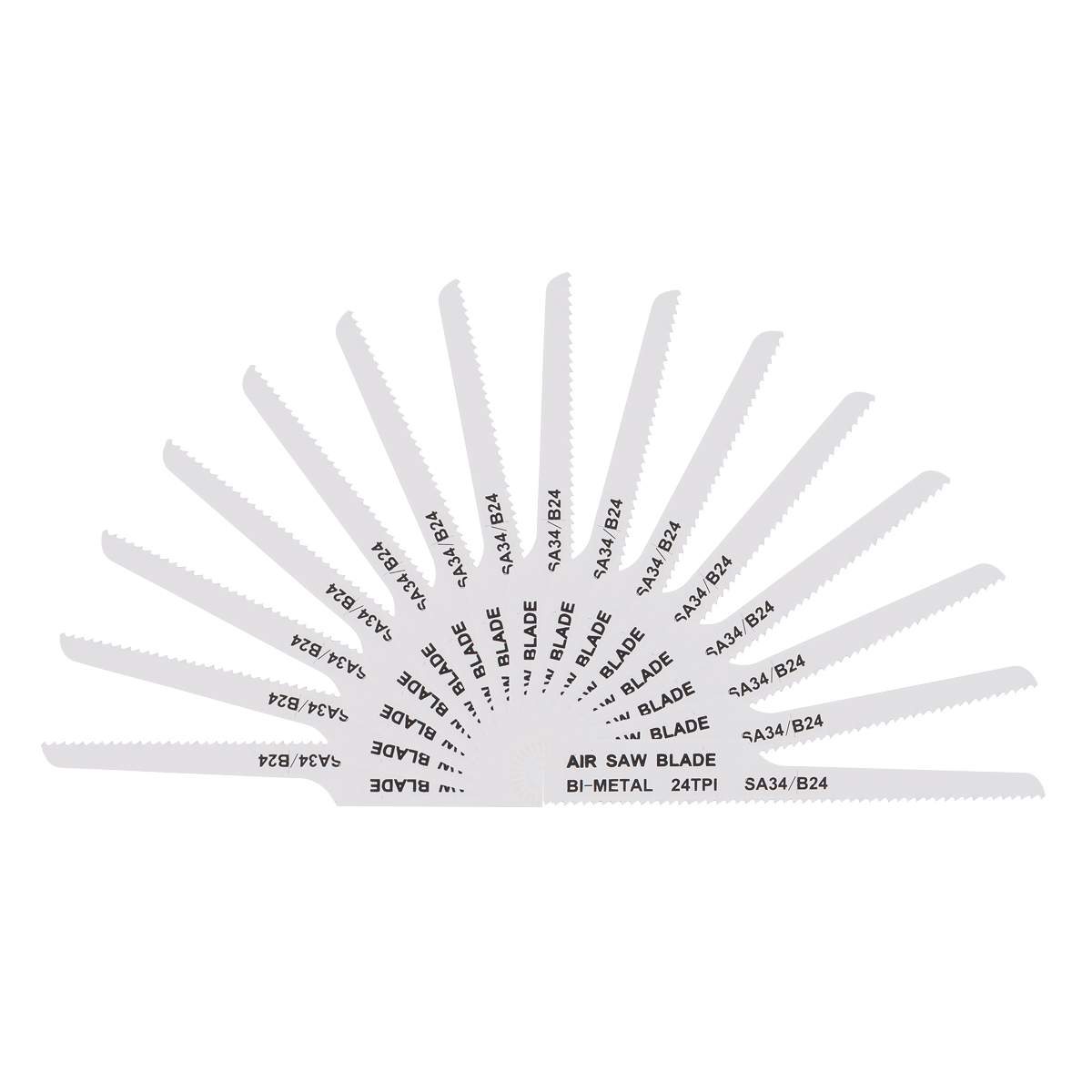 Sealey SA34/B2415 24tpi Air Saw Blade - Pack of 15