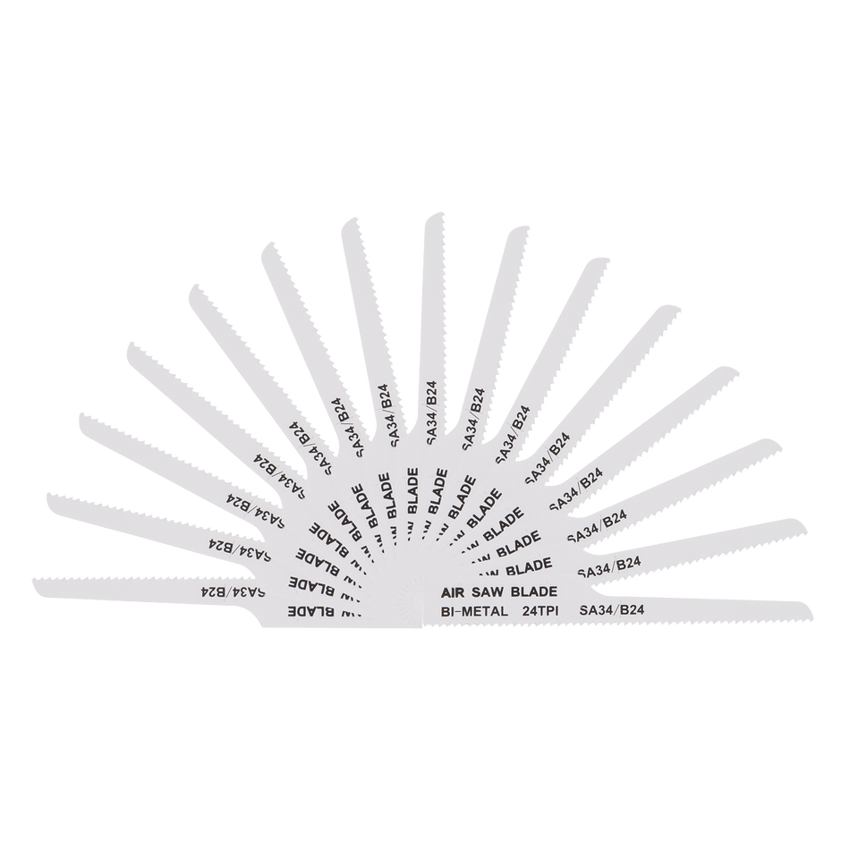Sealey SA34/B2415 24tpi Air Saw Blade - Pack of 15