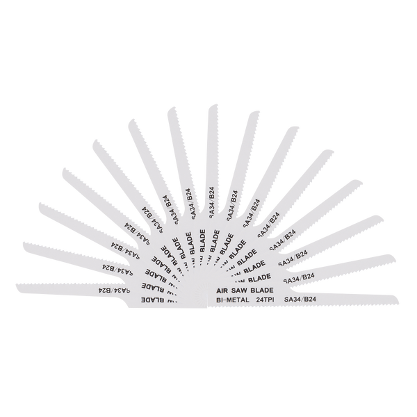 Sealey SA34/B2415 24tpi Air Saw Blade - Pack of 15