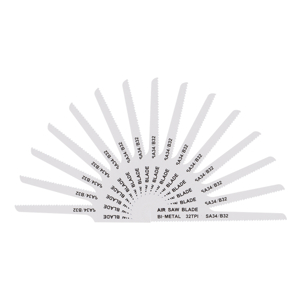 Sealey SA34/B3215 32tpi Air Saw Blade - Pack of 15
