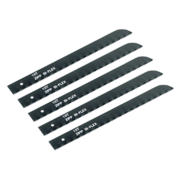 Sealey SA346/B18 18tpi Air Saw Blade - Pack of 5