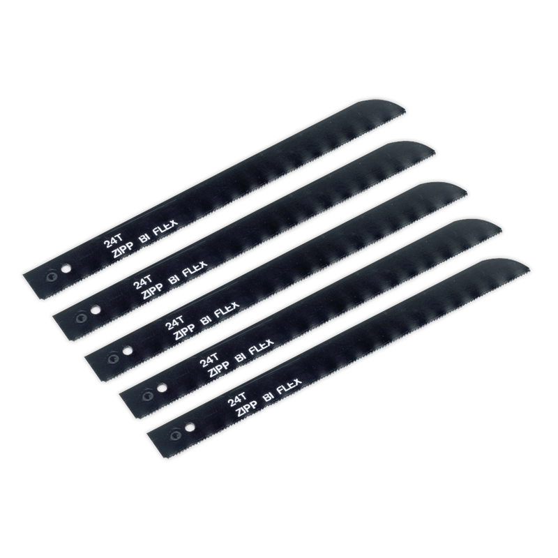 Sealey SA346/B24 24tpi Air Saw Blade - Pack of 5