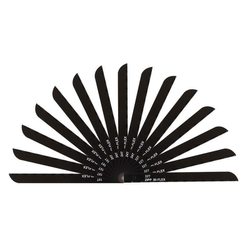 Sealey SA346MIX Mixed Air Saw Blades - Pack of 15
