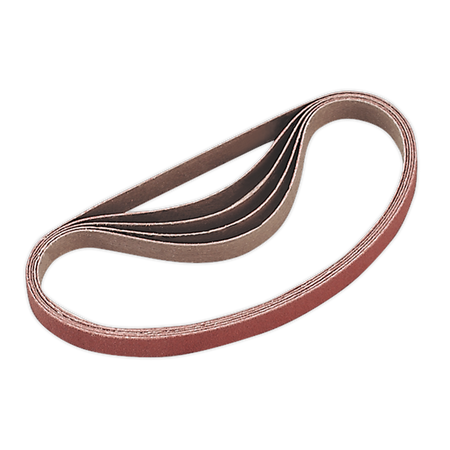 Sealey SA35/B120G 120Grit Sanding Belt 10 x 330mm - Pack of 5