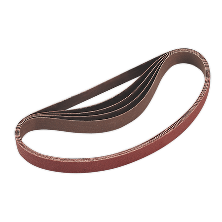 Sealey SA355/B80G 80Grit Sanding Belt 20 x 520mm - Pack of 5