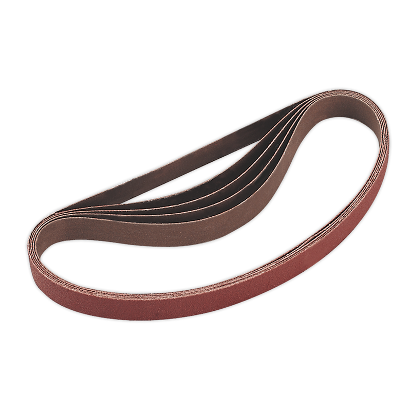 Sealey SA355/B80G 80Grit Sanding Belt 20 x 520mm - Pack of 5