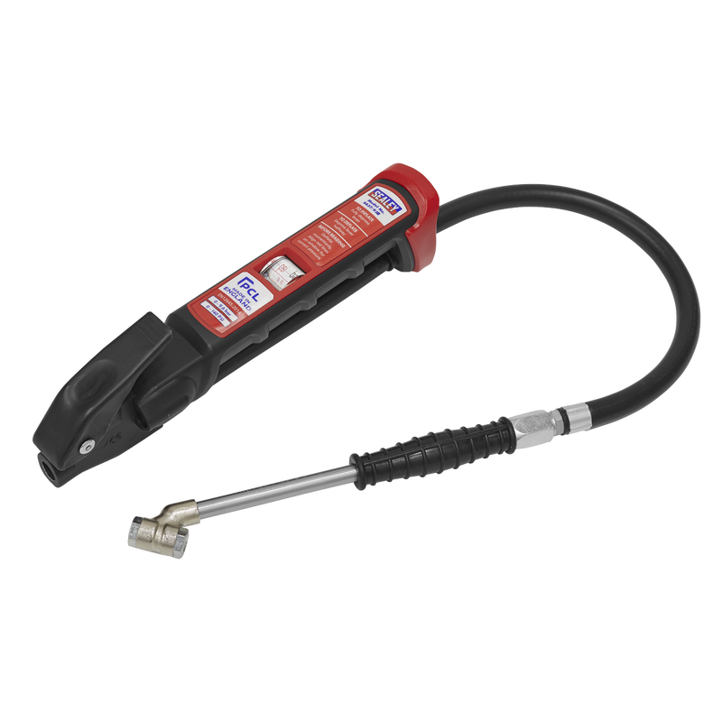 Sealey SA37/93B Anodised Tyre Inflator with Twin Push-On Connector