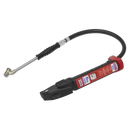 Sealey SA37/93B Anodised Tyre Inflator with Twin Push-On Connector