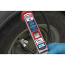 Sealey SA37/94 Professional Tyre Inflator with 2.5m Hose & Clip-On Connector