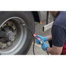 Sealey SA37/94 Professional Tyre Inflator with 2.5m Hose & Clip-On Connector