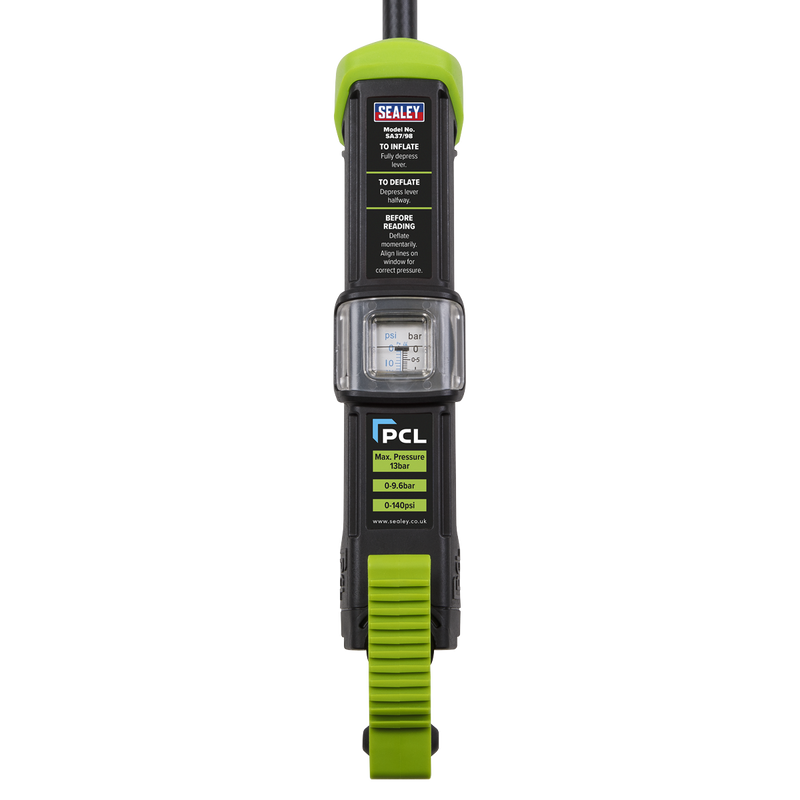 Sealey SA37/98 Clip-On Connector Tyre Inflator Airlite Eco