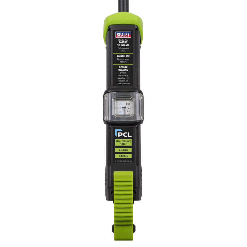 Sealey SA37/99 Twin Hold-On Connector Tyre Inflator Airlite Eco