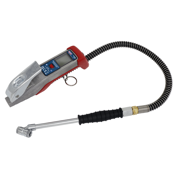 Sealey SA374 Digital Tyre Inflator with 0.5m Hose & Twin Push-On Connector