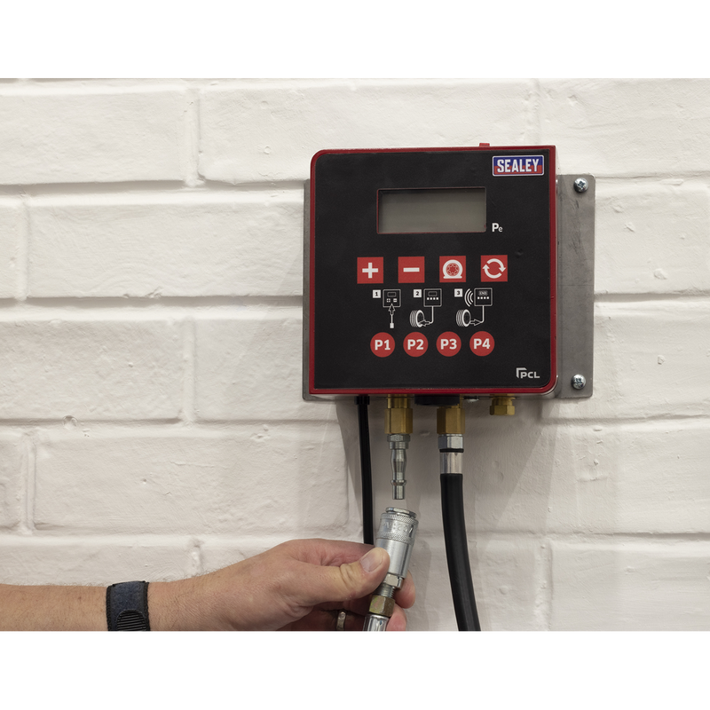 Sealey SA390 Professional Air Qube Digital Tyre Inflator with OPS & Nitrogen Purge