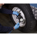 Sealey SA399 Tyre Inflator with Clip-On Connector