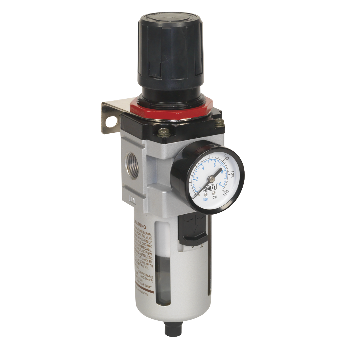 Sealey SA4001FR High Flow Air Filter/Regulator with Gauge