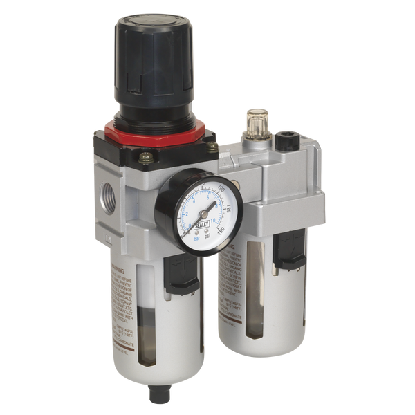 Sealey SA4001 High Flow Workshop Air Filter/Regulator/Lubricator