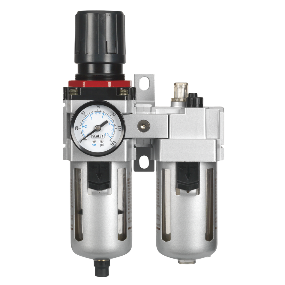 Sealey SA4001 High Flow Workshop Air Filter/Regulator/Lubricator