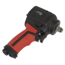 Sealey SA6002S 1/2"Sq Drive Stubby Air Impact Wrench - Twin Hammer
