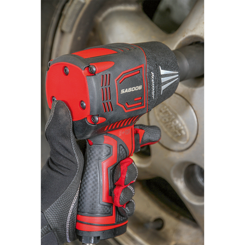 Sealey SA6006 1/2"Sq Drive Composite Air Impact Wrench - Twin Hammer