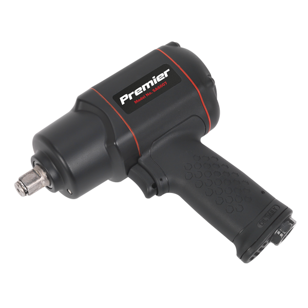Sealey SA6007 1/2"Sq Drive Composite Air Impact Wrench - Twin Hammer