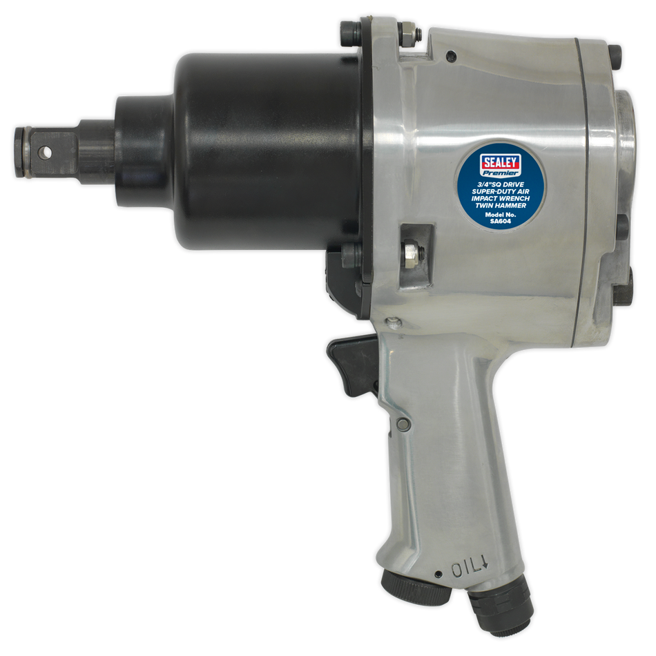 Sealey SA604 3/4"Sq Drive Premier Air Impact Wrench - Twin Hammer