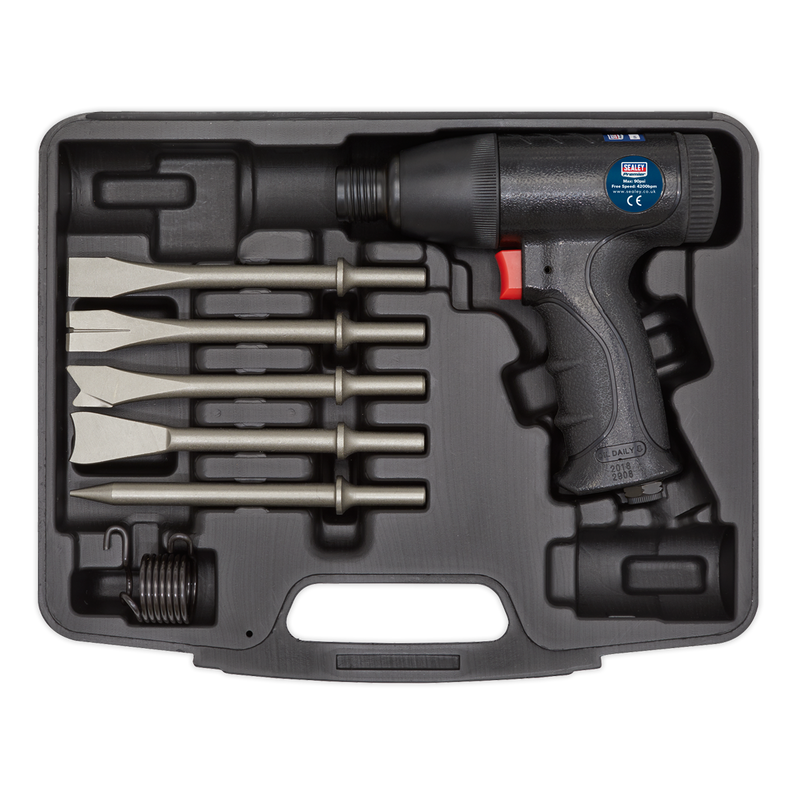 Sealey SA613 Medium Stroke Composite Air Hammer Kit