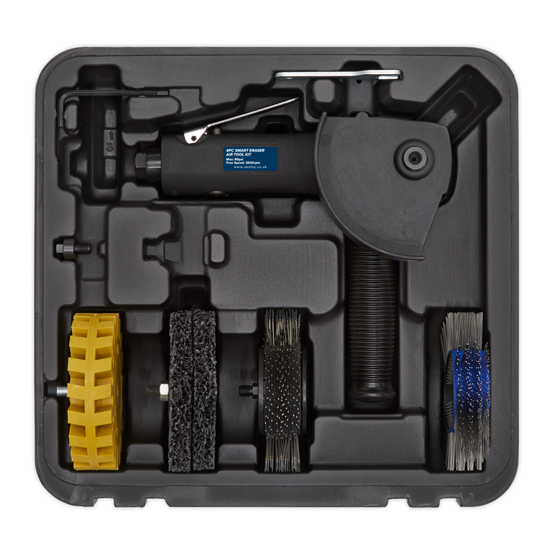 Sealey SA695 4pc Smart Eraser Air Tool Kit