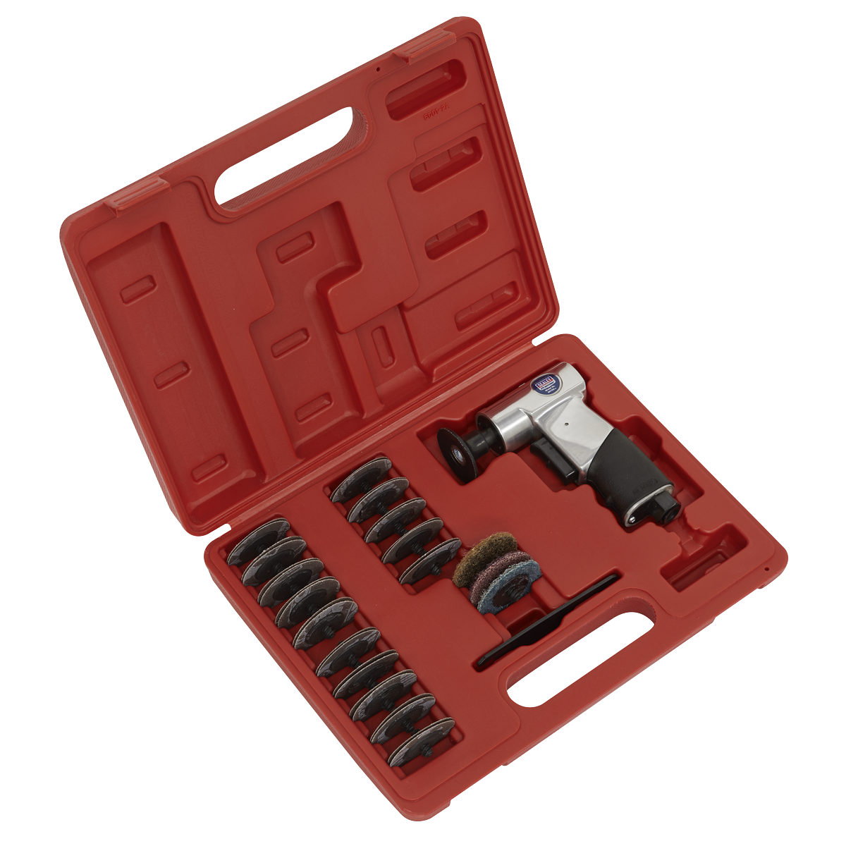 Sealey SA720 35pc 50mm Mini Air Sander Kit