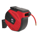 Sealey SA822 15m Auto-Rewind Control Air Hose Reel 10mm ID - Rubber Hose