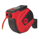 Sealey SA823 20m Auto-Rewind Control Air Hose Reel 10mm ID - Rubber Hose