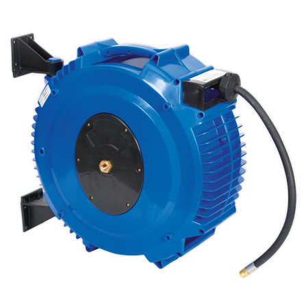 Sealey SA88 20m Retractable Air Hose Reel 10mm ID Rubber Hose