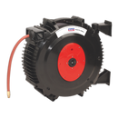Sealey SA8812 15m Retractable Air Hose Reel 13mm ID Rubber Hose