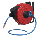 Sealey SA90 12m Retractable Air Hose Reel 8mm ID Polyurethane Hose