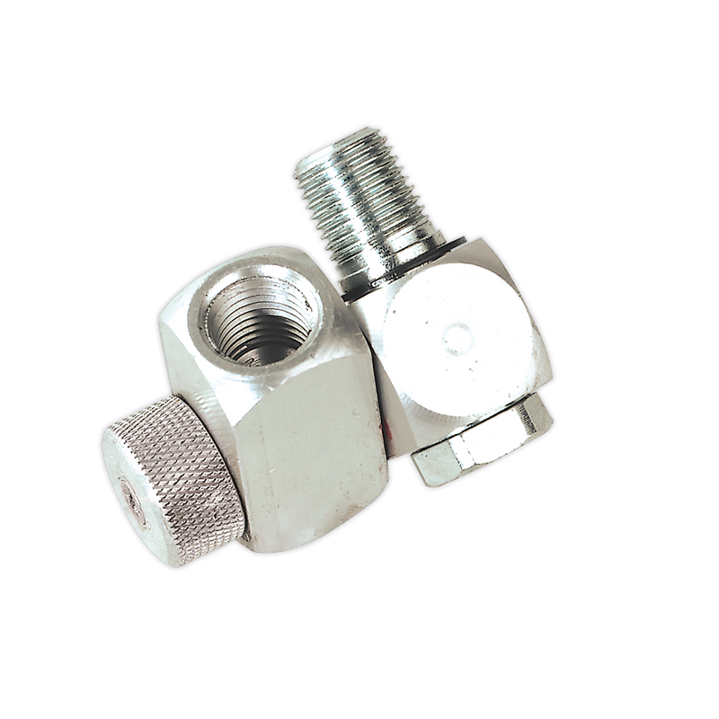 Sealey SA900 1/4"BSP Z-Swivel Air Hose Connector with Regulator