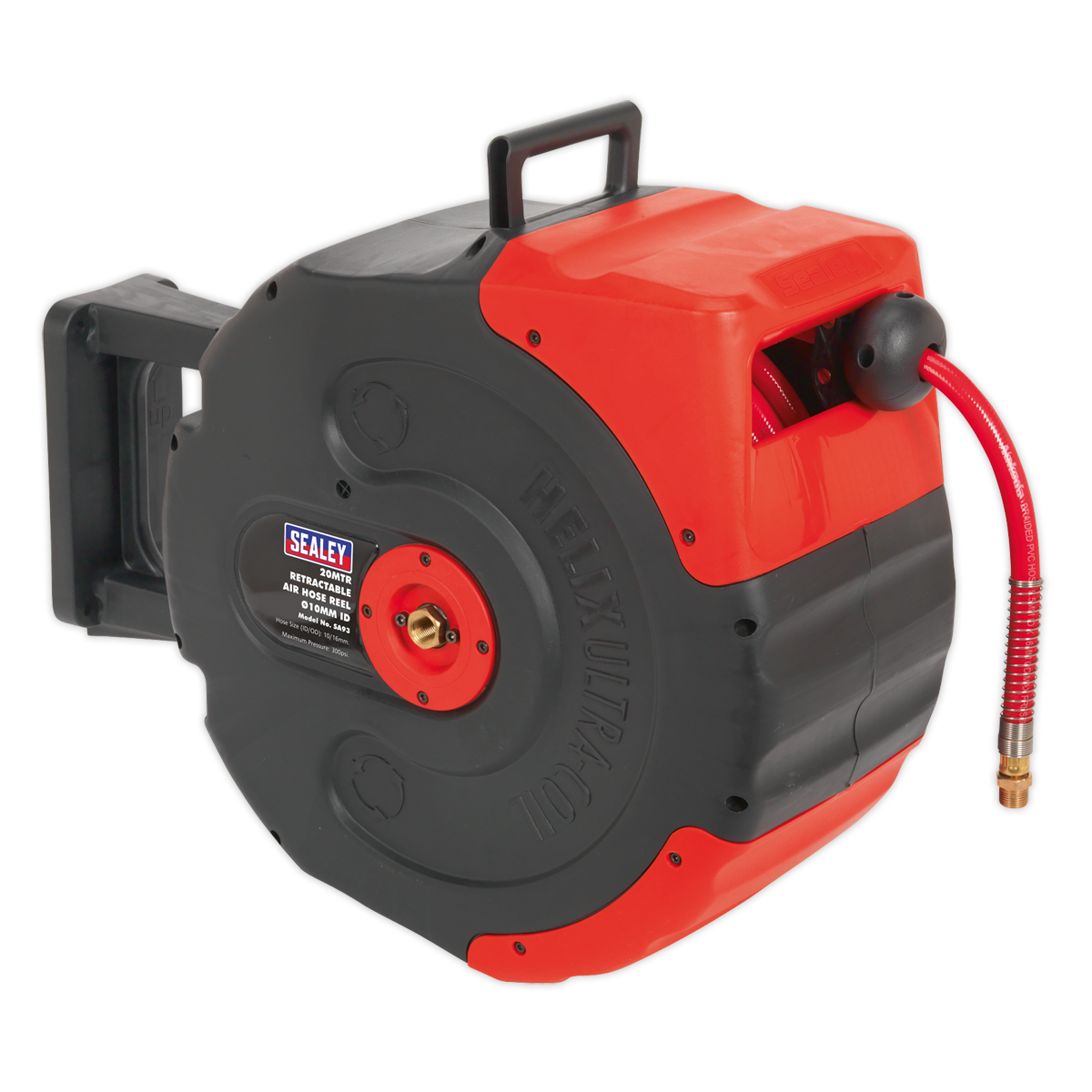 Sealey SA93 20m Retractable Air Hose Reel 10mm ID
