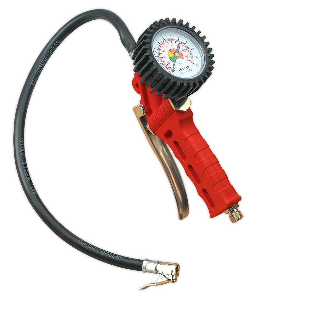 Sealey SA9302 Tyre Inflator with Clip-On Connector