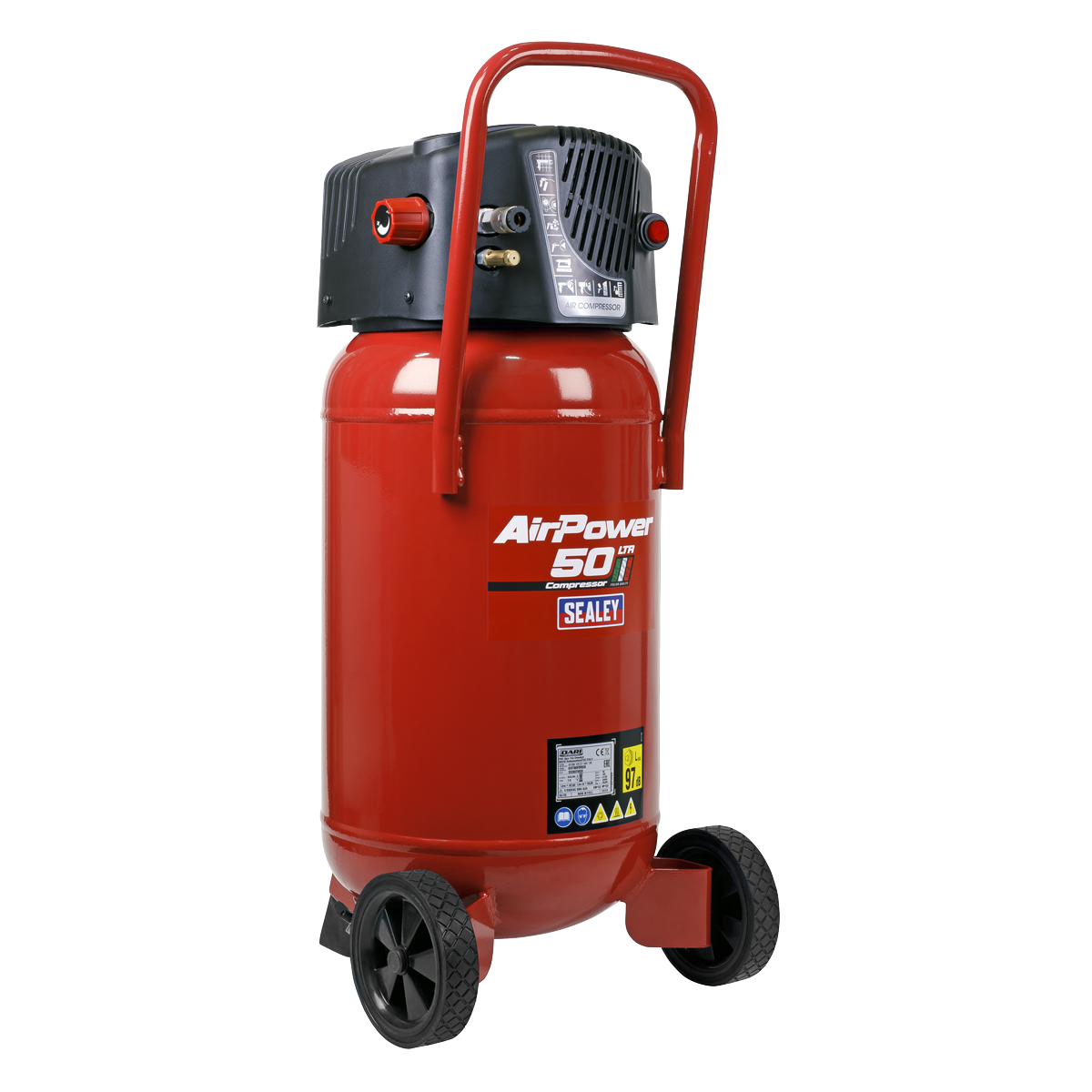 Sealey SAC05020 50L Oil Free Belt Drive Compressor 2hp