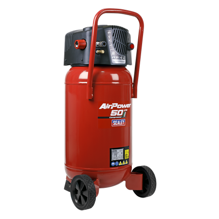 Sealey SAC05020 50L Oil Free Belt Drive Compressor 2hp