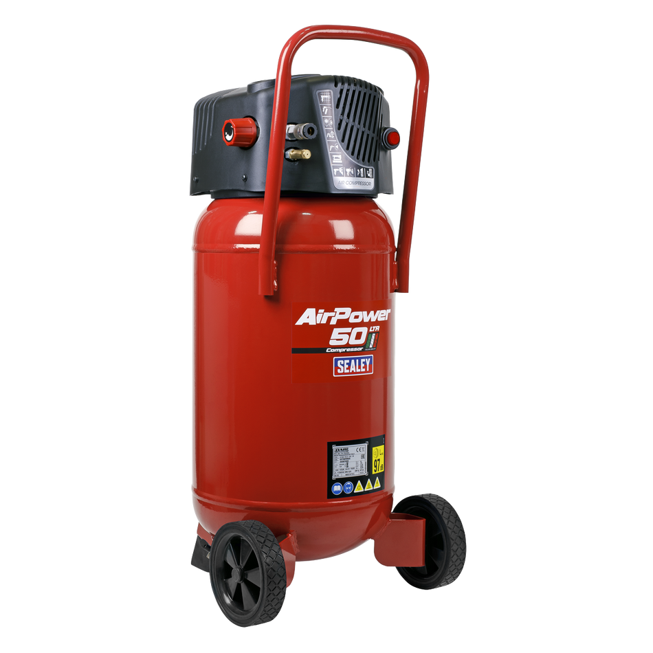 Sealey SAC05020 50L Oil Free Belt Drive Compressor 2hp