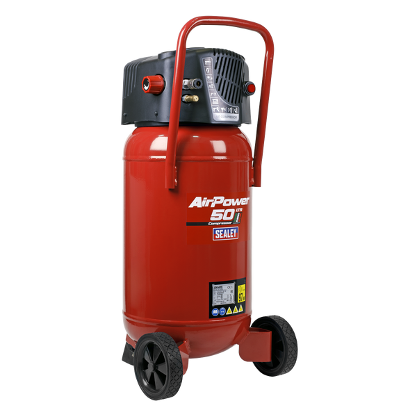 Sealey SAC05020 50L Oil Free Belt Drive Compressor 2hp