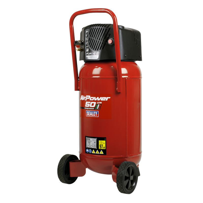 Sealey SAC05020 50L Oil Free Belt Drive Compressor 2hp