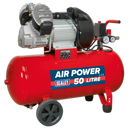 Sealey SAC05030 50L V-Twin Direct Drive Air Compressor 3hp