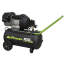 Sealey SAC10030VE 100L V-Twin Direct Drive Air Compressor 3hp