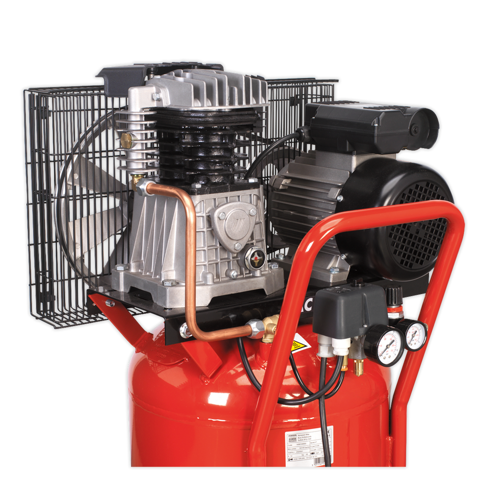 Sealey SAC1903B 90L Belt Drive Vertical Compressor 3hp