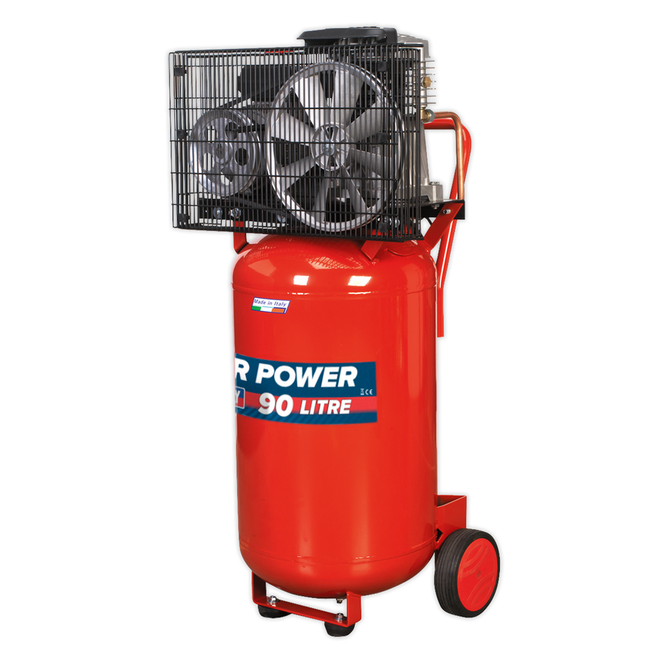 Sealey SAC1903B 90L Belt Drive Vertical Compressor 3hp