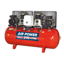 Sealey SAC2276B 270L Belt Drive Air Compressor 2 x 3hp with Cast Cylinders