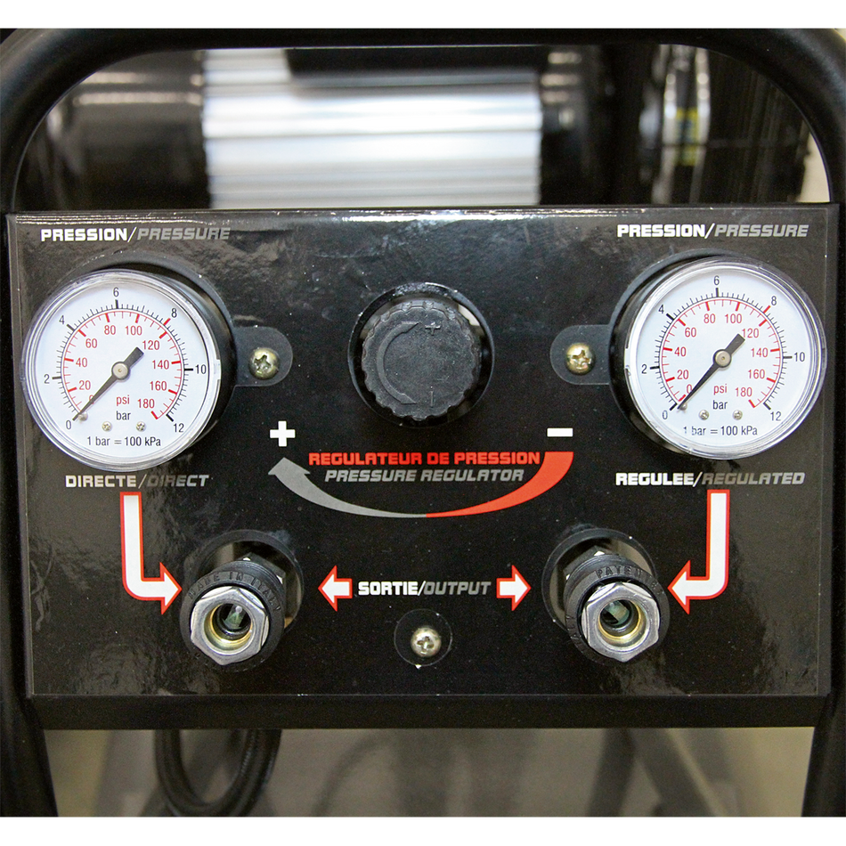 Sealey SAC3103B 100L Belt Drive Air Compressor 3hp with Front Control Panel